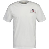 GANT Reg Archive Shield Emb Kurzarm-T-Shirt White S