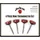 Jim Beam BBQ-Minithermometer Set 4