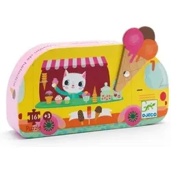 DJECO DJ07264 Formen Puzzle: Ice cream truck - 16Stk.