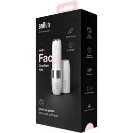 Braun Mini-Gesichtshaarentferner FS1000 weiß/silber
