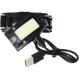VELAMP Metros LED Stirnlampe IH523, akkubetriebener Mulitfunktionsscheinwerfer mit Infrarotschalter inklusive Akku