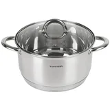Topfann Edelstahl Kochtopf 20 cm rund