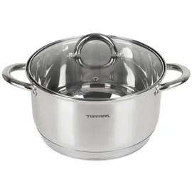 Topfann Edelstahl Kochtopf 20 cm rund