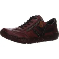 Rieker Schnürhalbschuhe in rot, Gr. 36 - 36