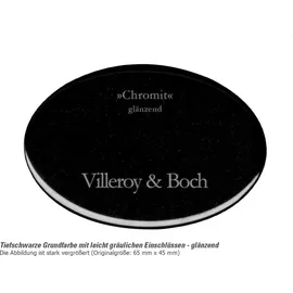 Villeroy & Boch Spülstein Doppelbecken chromit + Handbetätigung