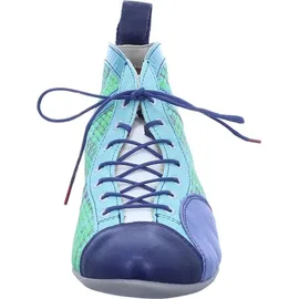 THINK! Damen GUAD2 chromfrei gegerbte nachhaltige Stiefelette, GREEN/KOMBI 9110