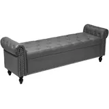 Vevor Sitzbank Ottomane Grau 46 x 166 x 56 cm