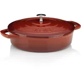 Kela Calido Bräter 28 cm rund rot
