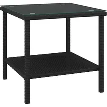 vidaXL Beistelltisch 45 x 45 x 45 cm Schwarz