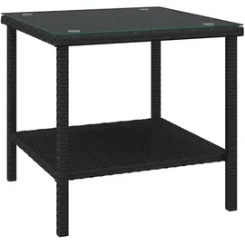 vidaXL Beistelltisch 45 x 45 x 45 cm Schwarz