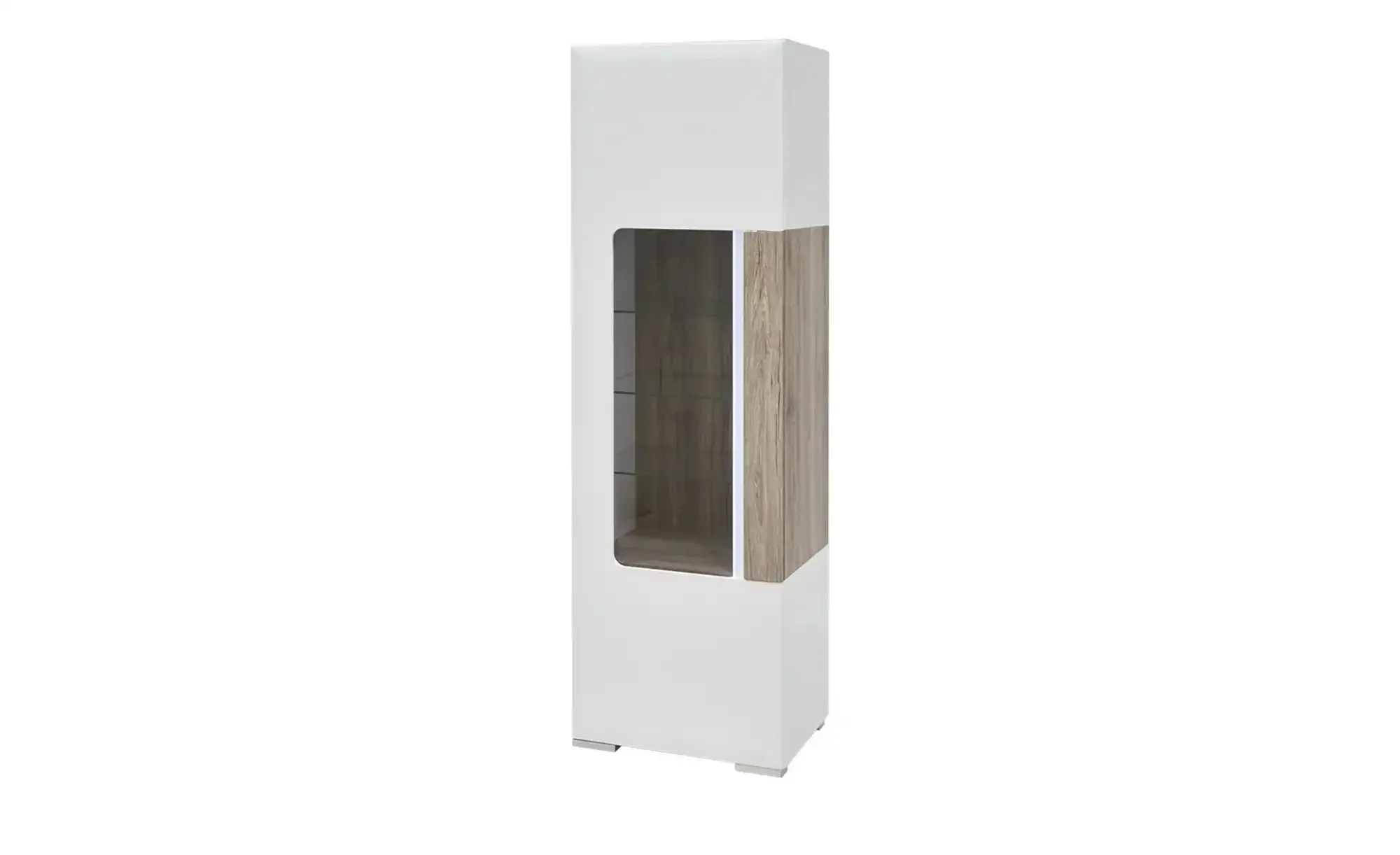 Vitrine  La Vita ¦ weiß ¦ Maße (cm): B: 58 H: 196 T: 42.0