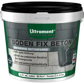 Ultrament Beton Frisch Anthrazitgrau 4 l