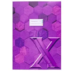 HERMA Heftumschlag X violett Papier A4