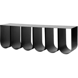 Kristina Dam Studio - Curved Wandregal, schwarz