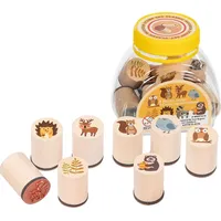 GoKi 15570 - Stempel Waldtiere, 8 Stempel