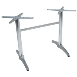 Tischgestell Tisch Platte Halter Gestell Aluminiumguss Doppelwangen