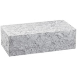 Wohnling Couchtisch weiß, marmor 100,0 x 50,0 x 30,0 cm