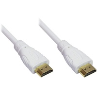 Good Connections High-Speed HDMI Anschlusskabel 0,75m weiß