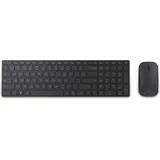 Microsoft Designer Drahtlose Tastatur DE schwarz Set (7N9-00008)