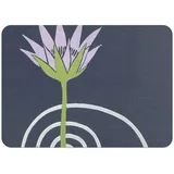 4 Platzsets mit Unterseite aus Kork, Tourbillon, Lotusmotiv, japanisches Motiv, groß, 39,5 x 28,5 cm