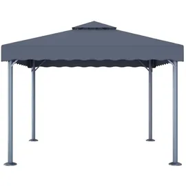 vidaXL Pavillon 3 x 3 m Anthrazit