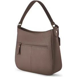 lazarotti Bologna Leather Schultertasche Leder Grau