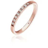 Elli DIAMONDS Verlobungsring Diamant (0.04 ct) Verlobung Beisteckring Silber silberfarben 54 mm