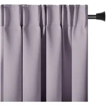 restilo Blackout Vorhang 140x270 cm rosa 1 St. Kräuselband Verdunkelungsvorhang Blickdicht Fensterdekoration Dekoschal Dekorvorhang Blackout