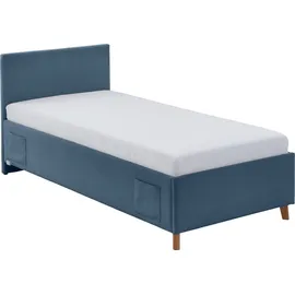 Meise Möbel Polsterbett Cool 120 x 200 cm ocean ohne Lattenrost