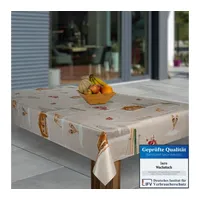 Laro Wachstuch-Tischdecke Abwaschbar Wachstischdecke PVC Plastik-Tischdecken Eckig Meterware Abwischbar,