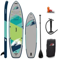 F2 SUP Stand Up Paddle Board Strato 350 x 81 x 15 cm grün