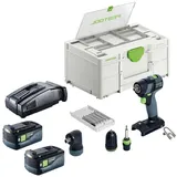 Festool TXS 18-Basic-Set inkl. 2 x 5,0 Ah + Systainer