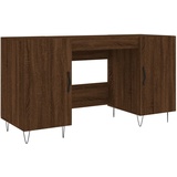 vidaXL Schreibtisch Braun Eichen-Optik 140x50x75 cm Holzwerkstoff