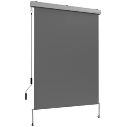 NOOR Senkrechtmarkise Exklusiv anthrazit 150x250cm