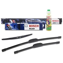Bosch Wischer vorne +hinten +Scheibenreiniger für Honda