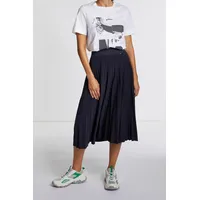 richroyal Plisseerock Damen Blau 40