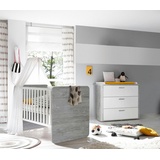 möbel-direkt.de Babyzimmer-Komplettset Frieda, (Komplett Set, 2-tlg., in verschiedenen Zusammenstellungen wählbar), Made in Germany weiß