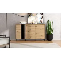 Home Affaire Laval 157 x 90 x 40 cm Artisan Eiche / Beige