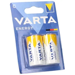 Varta Energy C Baby Batterie 1,5V AlMn 2er Blister