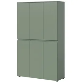 inn.furn Assino Mehrzweckschrank 105 x 175 x 37 cm Grün