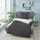 cloudcomfort Wendebettwäsche schwarz/weiß 155 x 220 cm + 80 x 80 cm
