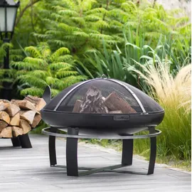 Cook King Feuerschale VIKING Ø 100 cm Schwarz