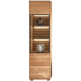Set One by Musterring Vitrine Jackson 50 x 198 x 40 cm Braun