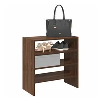 VidaXL Schuhregale 2 Stk. Stapelbar Braun Eichen-Optik 60x30x30,5 cm
