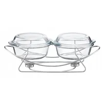 Ambition Kochgeschirr mit Saule 2 x 2 l sidabrinė AMBITION