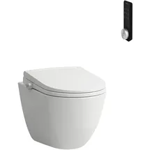 Laufen Cleanet Pro Wand-Dusch-WC mit WC-Sitz Weiß spülrandlos