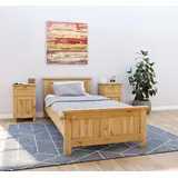 Home Affaire »Juventus, Bett, Massivholzbett, Holzbett, Bettrahmen«, (Breite/Belastbarkeit 140cm/180 KG), Breite 90 cm, aus massiver Kiefer, FSC®-zertifiziert,