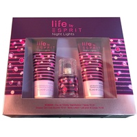 ESPRIT Life Night Lights Woman Geschenkset (Eau de Toilette 15ml, Shower Gel 75m