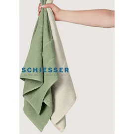 SCHIESSER Turin Saunatuch 75 x 200 cm hellpetrol