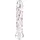 Icicles Glasdildo „No. 7“, 17,8 cm, mit Stimulationsnoppen, transparent